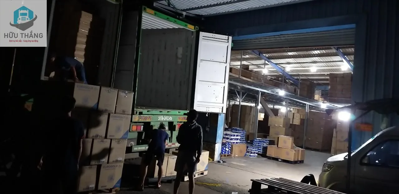Dịch vụ bốc xếp hàng hóa - Hữu Thắng