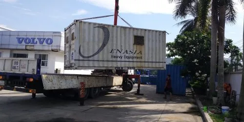 dịch vụ nâng cẩu container