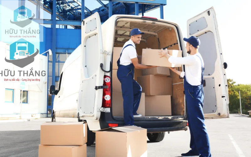 Dịch vụ bốc xếp hàng hóa chuyên nghiệp tại Hữu Thắng.